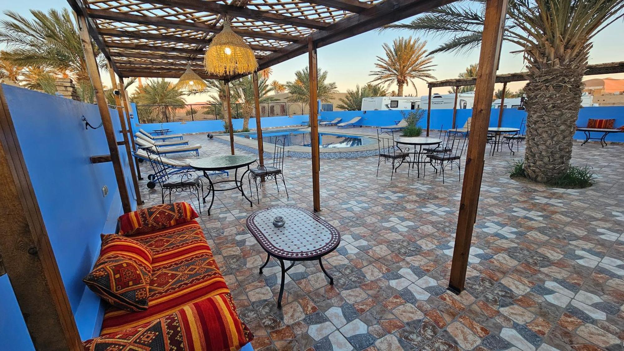 Auberge Les Roches Merzouga Exterior foto