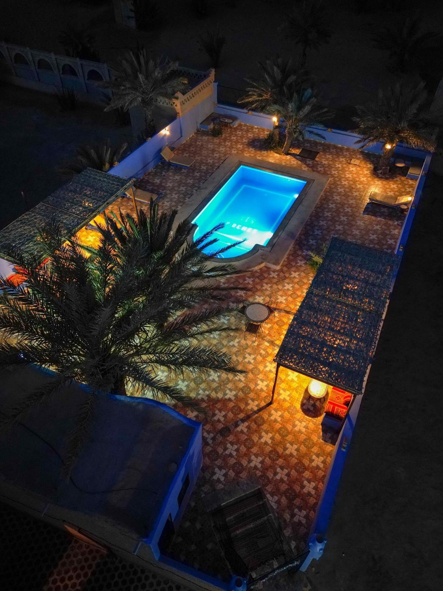 Auberge Les Roches Merzouga Exterior foto