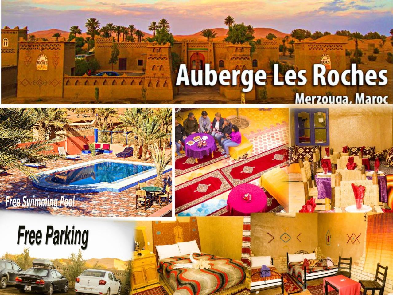 Auberge Les Roches Merzouga Exterior foto